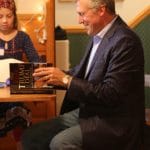 Photo of Negotiation Expert Marty Latz at book signing