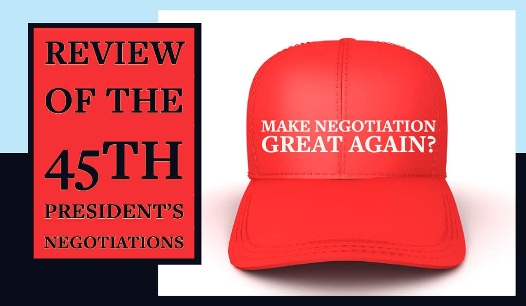 Trump negotiation Review 2020
