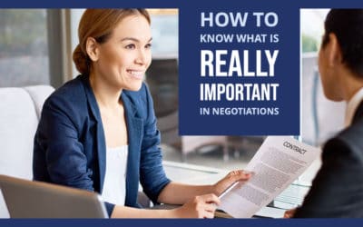 Evaluating What’s Really Important in Negotiations