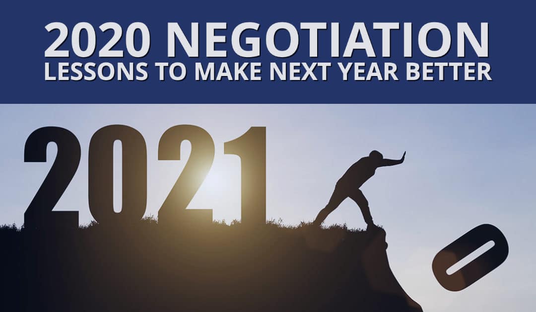 2020 Negotiation Lessons