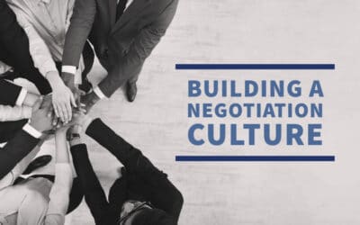 Building a Negotiation Culture